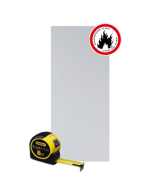 Porte coupe-feu RF30 sur mesure - Portes Intérieures.be