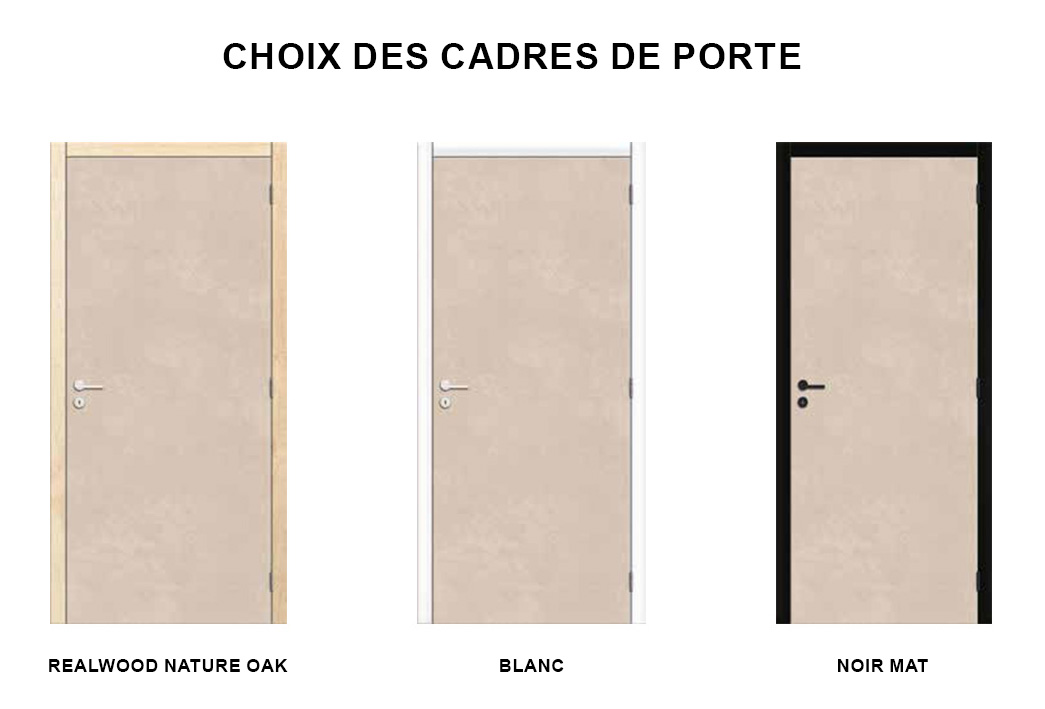 choix des cadres de porte